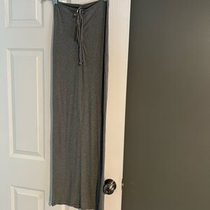 Skims Gray Maxi Skirt